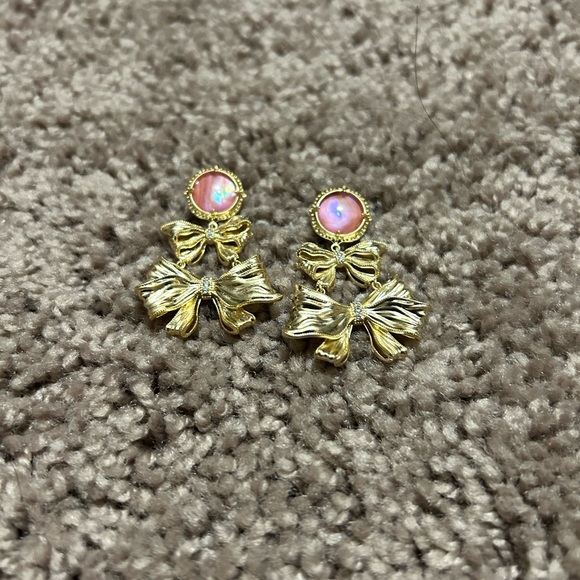 Kendra Scott x LoveShack Fancy Bow Earrings - Picture 1 of 2